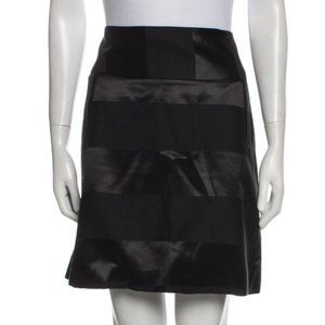 Emporio Armani Silk Wool Mini Skirt